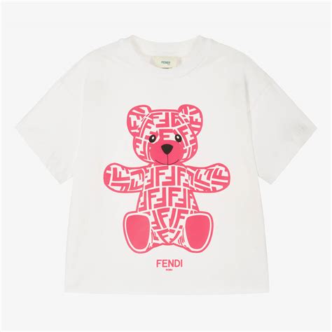 fendi t shirt bear|fendi baby clothes.